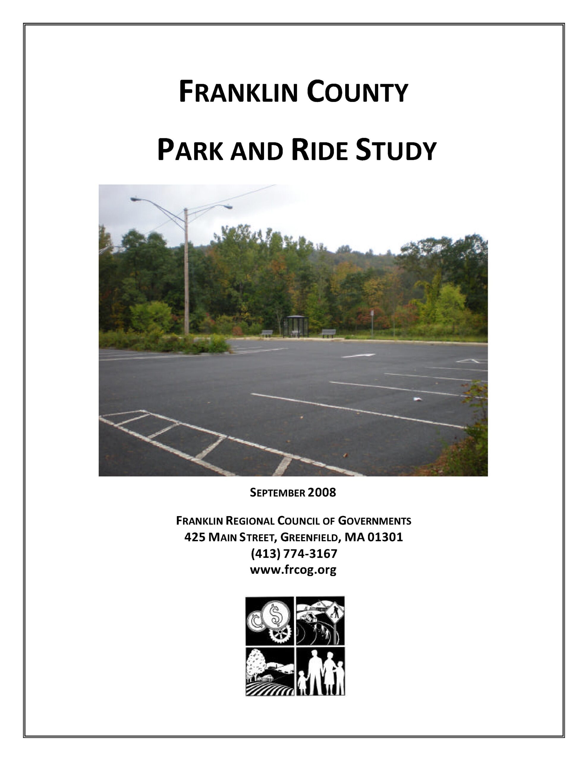 Study cover includes image of an empty park and ride lot.